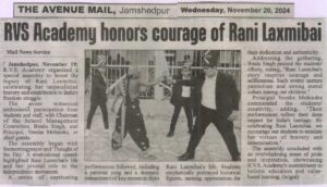 R.V.S. Academy Celebrates the Legacy of Rani Laxmibai