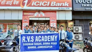 R.V.S. Academy Class 12 Students Visit ICICI Bank as Part of Educational Trip