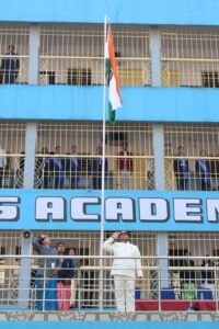 R.V.S Academy Celebrates 76th Republic Day with Patriotic Fervor